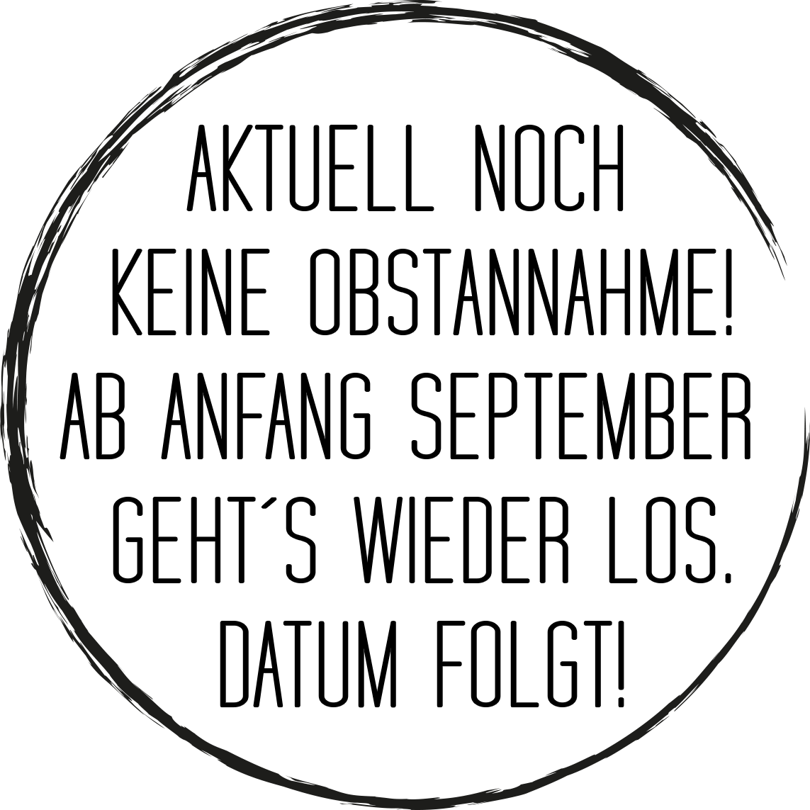 Button Website kein Obst_ Obstannahme Mosten Herbst